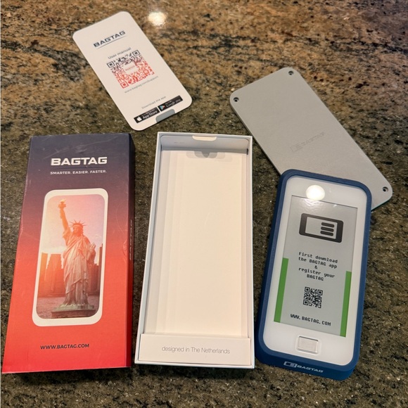 NWT Bagtag Fix CE6D Electronic Bag Luggage Tag Digital Airline-Compatible e-Link - Picture 7 of 16